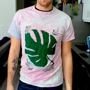 Custom Tie Dyed Printed T-Shirt - Size M